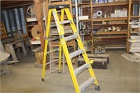 6' Bauer Fiberglass Ladder
