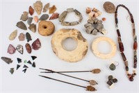 Ancient Artifacts Pre Columbian Beads Arrowheads
