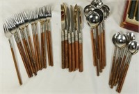 TWO MIXED LOTS OF FLATWARE