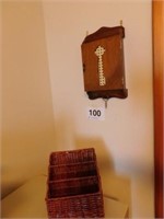 Wooden wall keeper for letters, bills and mix.,