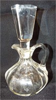 Glass Cruet With Large Stopper