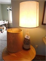 Ceramic lamp, F.A.7.P, base is 21" tall -
