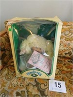 Cabbage Patch kid, in box, with birth certificate