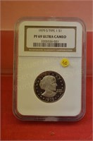 1979s Susan B Anthony Proof Dollar Slab PF69