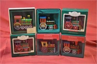 6 Hallmark Keepsake Locomotive Ornaments