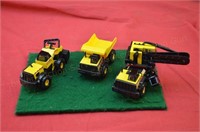 3 Tonka Miniature Collectible Construction Vehicle