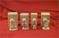 4 Precious Moments Figurines in Boxes