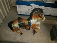 Vintage plastic rocking horse