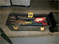 Plano 26 inch plastic tool box and tools
