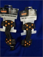 2 PAIRS TREX ICE TRACTION DEVICE MED