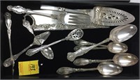 ANTIQUE SILVERPLATED ITEMS