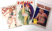 3 RACY MAGAZINES FROM THE 1930S