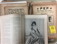 LOT OF 1930S RACY STORIES MAGAZINES, NO COVERS