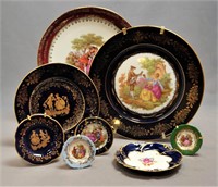 LIMOGES CABINET PLATE COLLECTION (8)