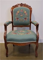 NEEDLEPOINT CHAIR