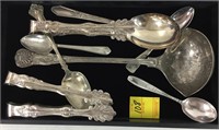 SILVERPLATED FLATWARE ITEMS