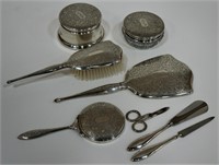 BIRKS STERLING VANITY SET (8)