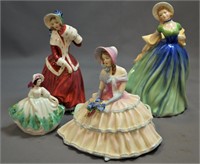 ROYAL DOULTON FIGURINES (4)