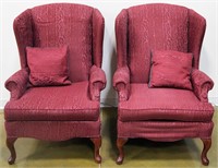 FIRESIDE WINGBACK CHAIRS (2)