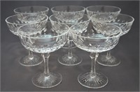 CRYSTAL STEMWARE LOT (9)