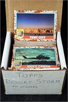 Vintage Topps Desert Storm Military Trading Cards