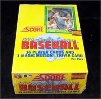 Score 1990 New Baseball Player Cards Box Set