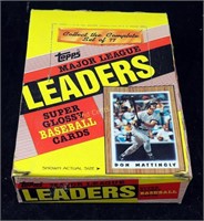 New Topps 1987 Major League Leaders Card Set