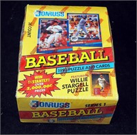 New 1991 Donruss Baseball Player Card Series I