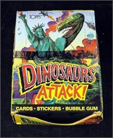 Topps 1988 Dinosaurs Attack Cards Sticker Gum Set