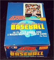 Score 1989 New Baseball Player Cards Box Set