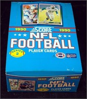 New 1990 Score N F L Football Player Cards  Box
