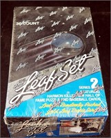 New Box 1991 Leaf Player Baseball Cards Series 2
