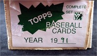 91 Topps 40 Yrs Baseball Complete Card Set In Box