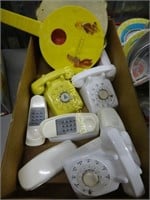 Grouping Of Princes And Dial Telephones, Plastic G