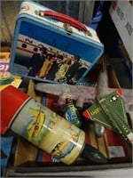 Collection On 10 Litho Airplanes, Thermos, Airline