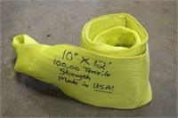 10"x12FT TOW STRAP 100,000 TENSILE STRENGTH,