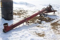 12FT FERTILIZER AUGER, HAS HYDRAULIC MOTOR,