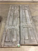 Lot of 2 period style  doors 130" by 56"