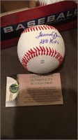 Tommy John inscribed 288 wins autographed