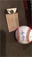 Gaylord Perry autograph baseball with certificate