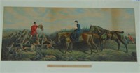 Fox Hunting 19th Century Print.