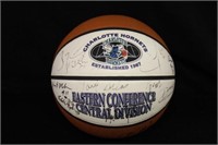 Hornets team signed ball 1987 first year