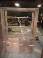 Antique Solid Wood Shelving Unit