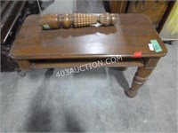 Antique Table 44"W x 23"D by 30"H