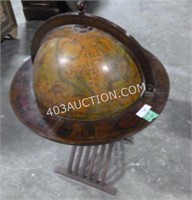 Large Antique Floor Standing World Globe