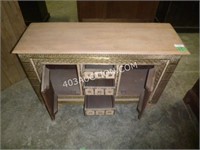 Antique Ornate Solid Wood Desk