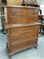 THOMASVILLE UPRIGHT ORNATE CHEST OF DRAWERS