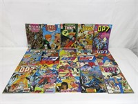 18 comics DC: Justice League, The New Titans, DP7