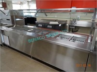 1X, 125" x 35.5" S/S COLD BUFFET -SELF CONTAINED