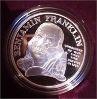 Benjamin Franklin Firefighters Silver Medal